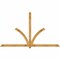 Ekena Millwork Redmond Rough Sawn Timber Gable Bracket, Western Red Cedar, 108"W x 63"H x 4"D x 4"F, 14/12 Pitch GBW108X63X0404RED00RWR - alternate 1